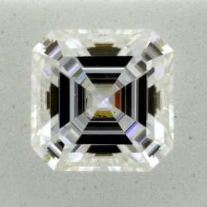 Asscher Cut 7.55 x 7.55 mm. Near Colorless Moissanite Jewel Please Notice the Windmill Facets This Stone is Stunning!